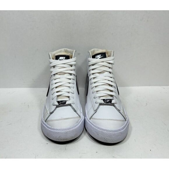Nike Blazer Mid ‘77 Essential White Metallic Silver DH0070-100 Womens Size 8 - Picture 2 of 8